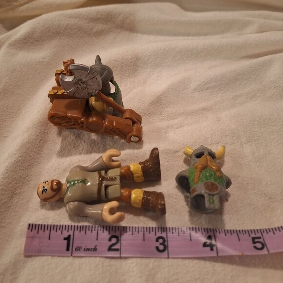 Imaginext Axemin Viking Battle Figure w Helmet Accessories - Picture 11 of 12